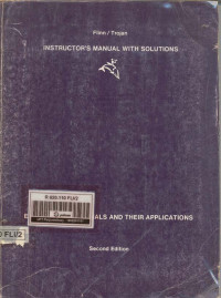 Instructor's Manual With Solutions: Engineering Materials And Their Applications 2ed