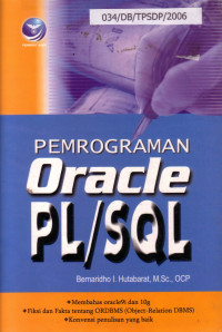 Pemrograman Oracle PL/SQL