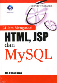 24 Jam Menguasai HTML,JSP, Dan MySQL