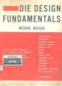 Die Design Fundamentals Work Book