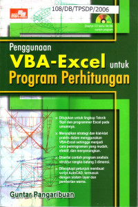Penggunaan VBA-Excel Untuk Program Perhitungan