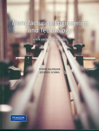 Manufacturing Engineering And Technology 6ed