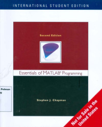 Essentials of MATLAB Programming