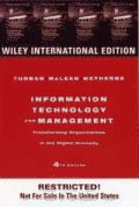 Information Technology for Management