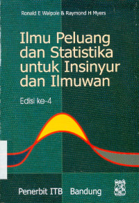 Ilmu Peluang Dan Statistika Untuk Insinyur Dan Ilmuwan