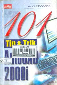 101 Tip & Trik AutoCAD 2000