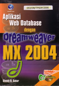 Aplikasi Web Database dengan Dreamweaver MX 2004