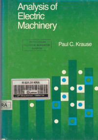 Analysis of Electric Machinery