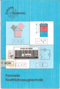 Formeln Kraftfahrzeugtechnik
