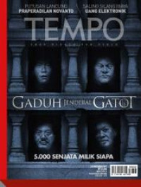 TEMPO : Gaduh Jendral Gatot
