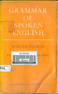 Grammar of Spoken English