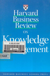Harvard Business Review On Knowledge Management