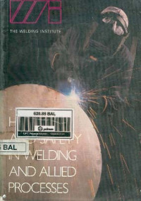 Health And Safety In Welding And Allied Processes