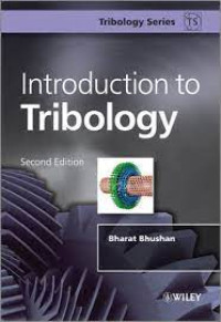 Introduction to Tribology Second Edtion