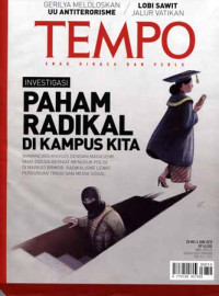 TEMPO : Investigasi Paham Radikal Di Kampus Kita