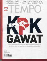 TEMPO : KPK gawat