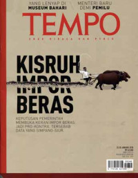 TEMPO : Kisruh Impor Beras