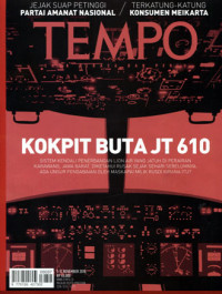 TEMPO : Kokpit Buta JT 610