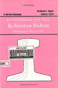 Kunci/Jawaban Soal-Soal Kekuatan Bahan  (Strength of Material)