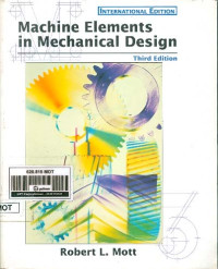 Machine Elements in Mechanical Design