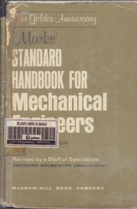 Mark's Standard Handbook for Mechanical Engineers 7ed