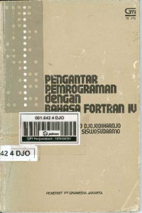 Pengantar Pemrograman Dengan Bahasa Fortran Iv