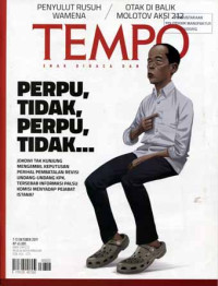 TEMPO : Perpu, Tidak, Perpu, Tidak