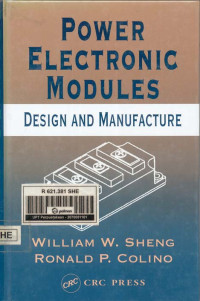Power Electronic Modules. Design And Manufacture