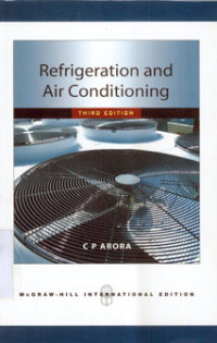 Refrigeration and Air Conditioning 3ed