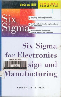 Six Sigma for Electronics Design and Manufacturing