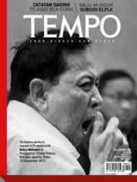 TEMPO : Terdakwa Perkara rasuah KTP Elektronik Setya Novanto Di Pengadilan Tindak Pidana Korupsi Jakarta, Rabu 13 Desember 2017