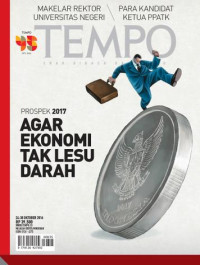 TEMPO : Prospek 2017 Agar ekonomi tak lesu darah