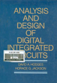 Analysis And Design of Digital Integrated Circuits