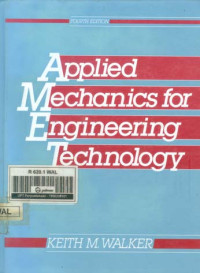 Applied Mechanics for Engineering Technology 4ed