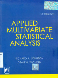 Applied Multivariate Statistical Analysis 6ed