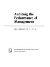 Auditing the Performance Of Management