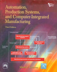 Automation, Production Systems, And Computer Integrated Manufacturing 3ed