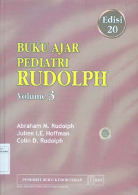 Buku Ajar Pediatri Rudolph Vol. 3