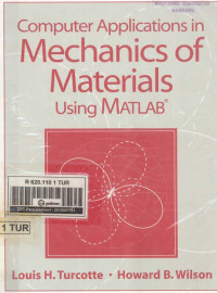 Computer Applications In Mechanics of Materials Using MATLAB