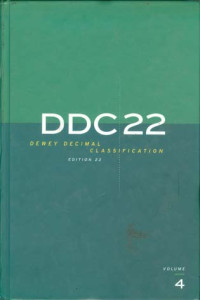 Dewey Decimal Classification. DDC 22 vol 4 (Index)