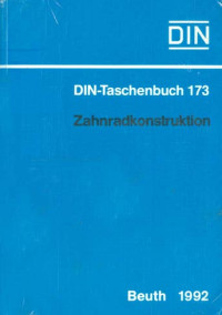 DIN-Taschenbuch 173. Zahnradkonstruktion