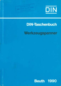 DIN-Taschenbuch 14. Werkzeugspanner