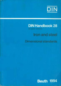 DIN-Taschenbuch 28 (English edition). Iron And Steel: Dimensional Standards