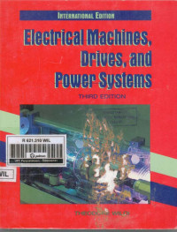 Electrical Machines, Drives And Power Systems 3ed