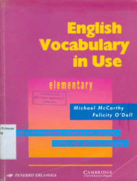 English Vocabulary In Use: Elementary