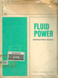 Fluid Power, Instructor's Manual