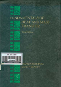 Fundamentals of Heat and Mass Transfer 3ed