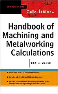 Handbook of Machining and Metalworking Calculations