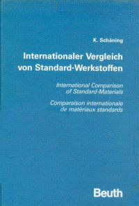 Internationaler Vergleich Von Standard Werkstoffen