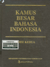 Kamus Besar Bahasa Indonesia 2ed